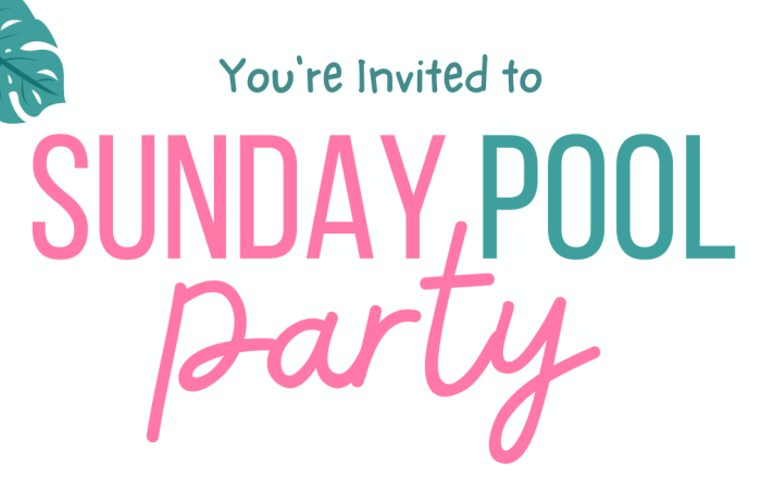 Sunday Pool Party at The Spa at Glenpointe, June 11, 2023 at 3:30 PM